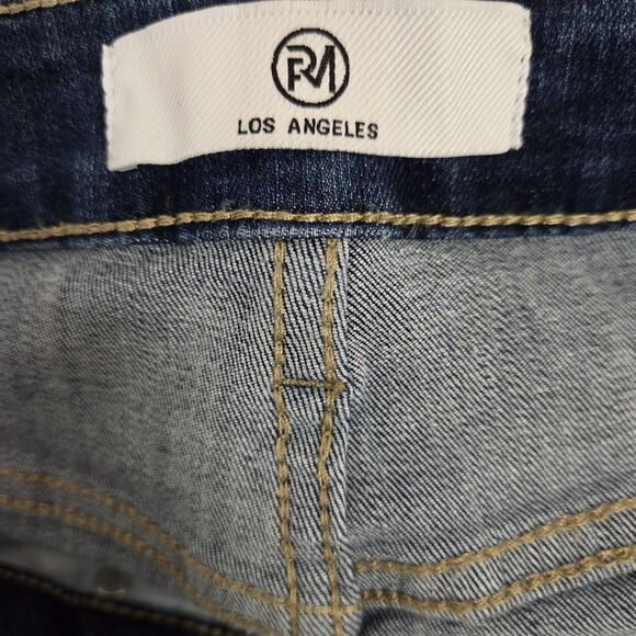 RFM Tummy Control Denim Shorts Size Large - Picture 3 of 4